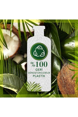 Veganes Shampoo Feuchtigkeitsspendende Kokosmilch 400 ml - 9