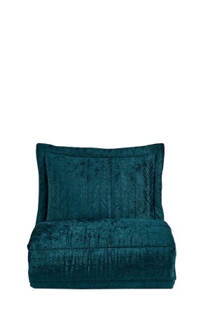 Velvet Kadife Comfort Set Modern Uyku Seti Tek Kişilik Zümrüt Yeşili 2 Parça - 4