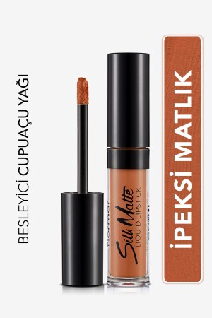 Velvet Textured Liquid Matte Lipstick – Seidenmatter Flüssiglippenstift – 012 TERRACOTTA – 8690604505395 - 3