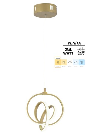 Venita Antike moderne Pendelleuchte Tageslicht LED Kronleuchter Wohnzimmer Küche Zimmer Halle LED Kronleuchter VNTA03 - 4