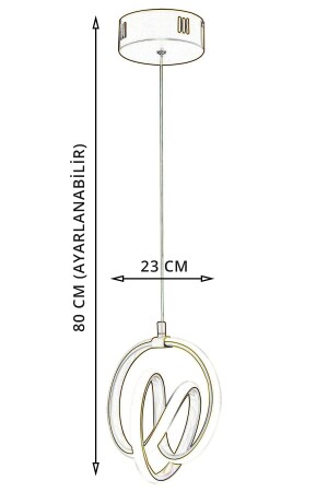 Venita Antike moderne Pendelleuchte Tageslicht LED Kronleuchter Wohnzimmer Küche Zimmer Halle LED Kronleuchter VNTA03 - 5