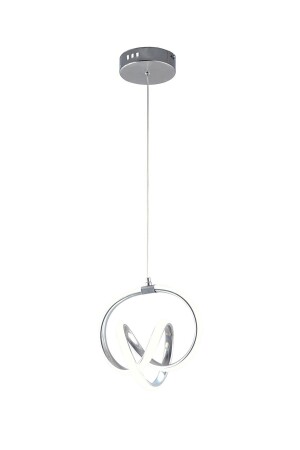 Venita Chrom moderne Pendelleuchte LED-Kronleuchter, weißes Licht, Wohnzimmer, Küche, Zimmer, LED-Kronleuchter - 5