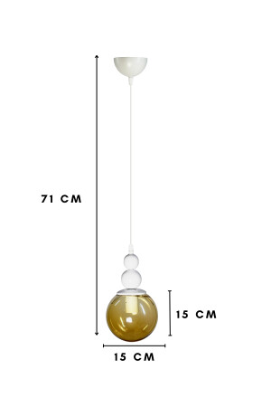 Venus Single Pendant Kronleuchter Sondermodell – Moderner Kronleuchter – Wohnzimmer – Flur – Schlafzimmer VN1 - 5