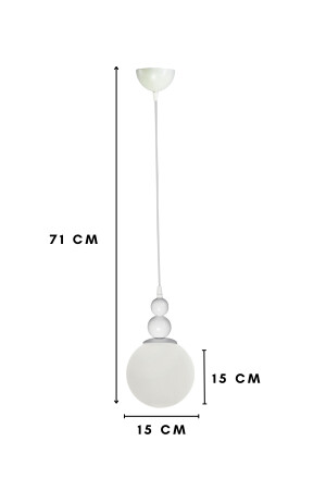 Venüs Tekli Sarkıt Avize Özel Model- Modern Avize - Oturma Odası - Salon - Yatak Odası VN1 - 5