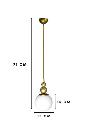 Venüs Tekli Sarkıt Avize Özel Model- Modern Avize - Oturma Odası - Salon - Yatak Odası VN1 - 5