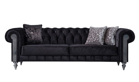 Veronica Chester Schwarzes Sofa - 3