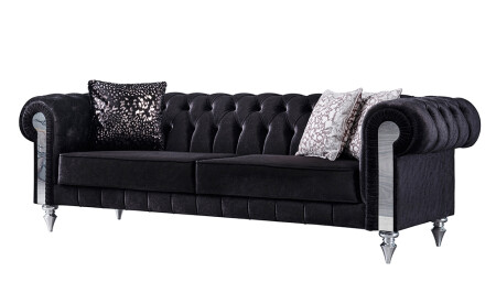 Veronica Chester Schwarzes Sofa - 4