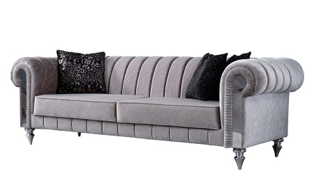 Veronica Grey Sofa - 4