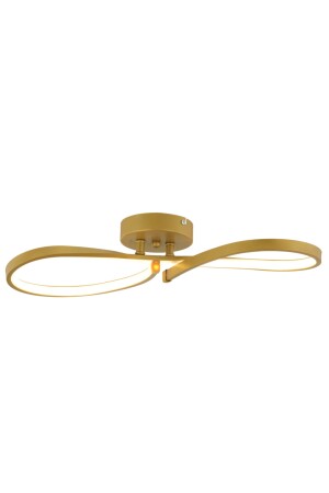 Vetto Gold 38 Watt Plafonyer 3 Renkli Ledli Modern Mutfak Banyo Led Salon Sarkıt Avize 3843-01-GD - 7