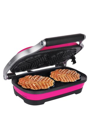 Vintage Çiftli Waffle Makinesi Barbie Pembe - 4