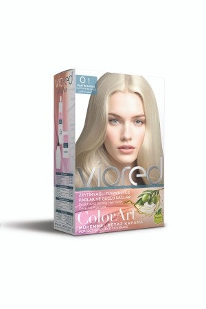 Viored Color Art 0. 1 platinblonde Haarfarbe - 2