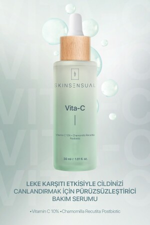 Vita-c Vitamin C 10 %, postbiotisches und hauttonausgleichendes Hautpflegeserum 30 ml TYC00267486748 - 3