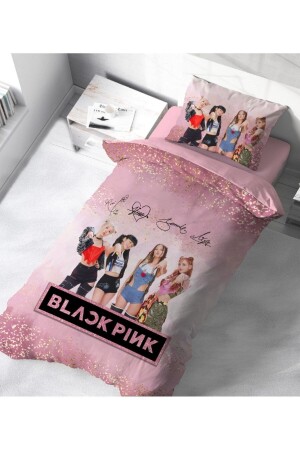 Vita Desing Black Pink 3d Baskılı Tek Kişilik Nevresim Takımı 6011blnk21 - 5