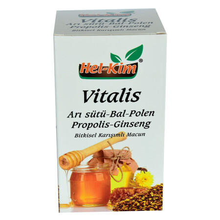 Vitalis Arı Sütü Bal Polen Propolis Ginsengli Bitkisel Macunnu 780 Gr - 8