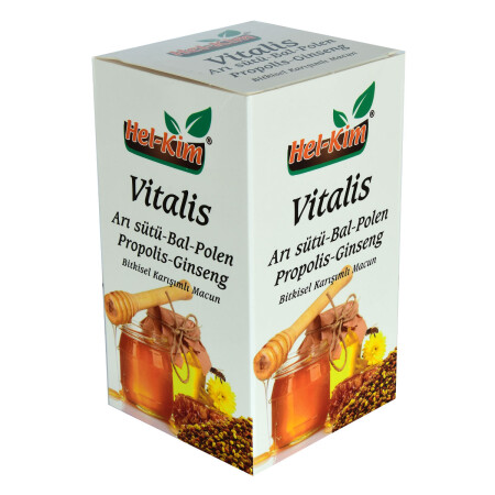 Vitalis Arı Sütü Bal Polen Propolis Ginsengli Bitkisel Macunnu 780 Gr - 9