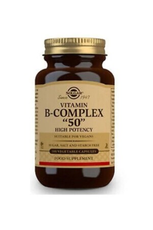 Vitamin B-Komplex 50 mg 100 Kapseln 033984011212 - 2