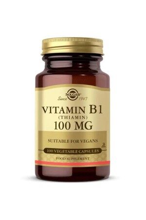 Vitamin B1 (THIAMIN) 100 mg 100 Kapseln 033984029507 - 4