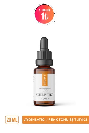 Vitamin C Serum Aufhellender Farbtonausgleicher 20 ml (Natriumascorbylphosphat, Niacinamid, Ha) S100001 - 3