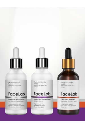 Vitamin-C-Serum + Kollagen-Serum + Blemish-Serum, 3er-Set, 30 ml x 3 8682935974021 - 3