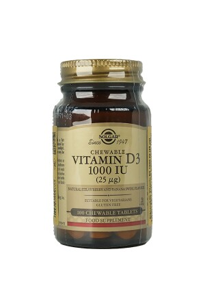 Vitamin D3 1000 Iu 100 Çiğnenebilir Form 20252 - 1