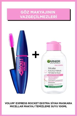 Volum' Express Rocket Ekstra Siyah Maskara & Garnier Micellar Makyaj Temizleme Suyu 100 Ml - 2