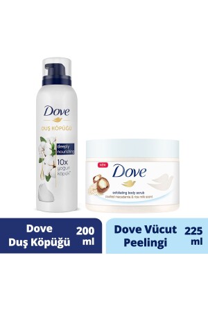 Vücut Peelingi Macademia Fındığı Ve Pirinç Sütü 225ml Duş Köpüğü Depply Nourishing 200ml - 1