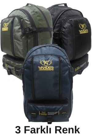 Wander 50 Liter Blue Multi-Eye Wander-Reise-Schule-Bergsteiger-Trekking-Camper-Rucksack wander50 - 7