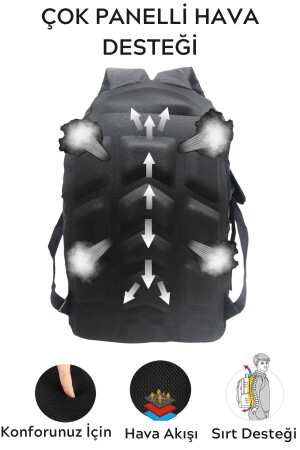 Wander 50 Liter Schwarz Multi-Eye Wander-Reise-Schule-Bergsteiger-Trekking-Camper-Rucksack wander50 - 8