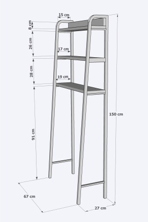 Waschmaschinen-Wäscheständer-Organizer, Badezimmer-Organizer, Maschinen-Oberregal-Organizer 1114 - 9