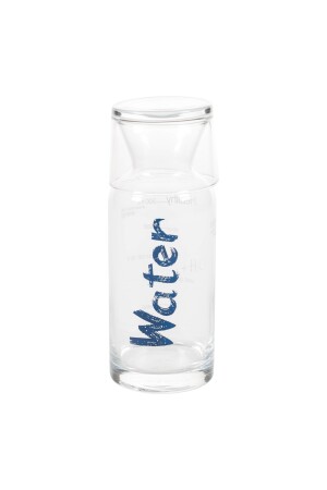 Wasserblauer Nachttischkrug mit Deckel – 700 ml 236706 - 4