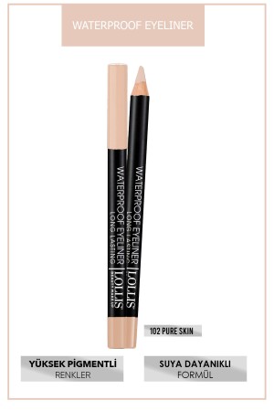 Wasserfester Eyeliner 102 Pure Skin / Wasserfester Eyeliner 102 Hautfarbe - 1