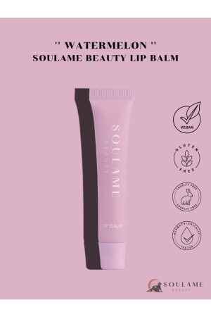 ''WASSERMELONE'' SOULAME BEAUTY LIPPENBALSAM – EXTRA HELLER LIPGLANZ MIT WASSERMELONENGESCHMACK LP01 - 1