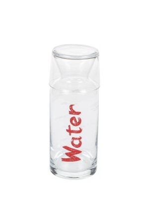 Water Kırmızı Kapaklı Başucu Sürahisi - 700 ml 255791 - 2