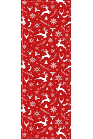 Weihnachten Premium Thai Feather Neujahr schmutzabweisender Stoff Weihnachtstischdecke Läufer 40x140cm Rnr534 CHRNOL - 4