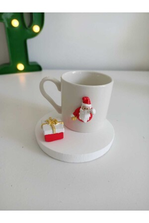 Weihnachtsgeschenk-Kaffeetassenmodell mit Weihnachtsmann-Motiv, dekorative Geschenkpräsentation, Modell 642180 - 3