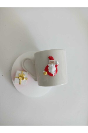 Weihnachtsgeschenk-Kaffeetassenmodell mit Weihnachtsmann-Motiv, dekorative Geschenkpräsentation, Modell 642180 - 4