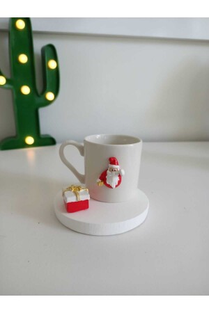 Weihnachtsgeschenk-Kaffeetassenmodell mit Weihnachtsmann-Motiv, dekorative Geschenkpräsentation, Modell 642180 - 5