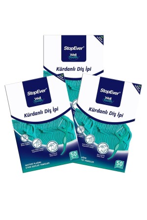 Well Tooth Zahnstocher-Zahnseide – Mint Fresh – 3x50 Stück - 2