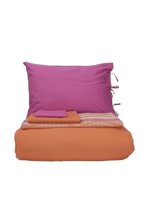 Wende-Doppelbettbezug-Set Basic Fuchsia-Orange 200. 20. 01. 0645 - 9