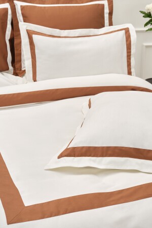 White Col Porto Gold Çift Kişilik Percale Nevresim Takımı 200.21.01.0066 - 6