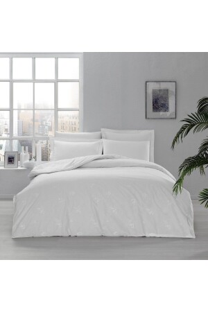 White Collection Asper Pamuk Percale Çift Kişilik Nevresim Kılıfı Beyaz 60254072 - 1