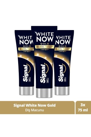 White Now Gold Anında Beyazlatıcı Diş Macunu 75mlx3 - 3