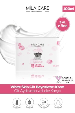 White Skin Cilt Beyazlatıcı Leke Kremi 30- Spf 100ml MCWSC1 - 2