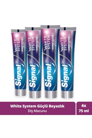 White System Diş Macunu Güçlü Beyazlık Güçlü Diş Minesi 75 Mlx4 - 2