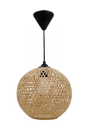 Wicker String Ball Pendelleuchte Natürliche Beleuchtung Nl021 21 cm - 3