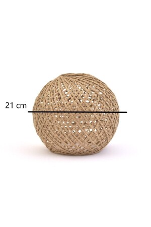 Wicker String Ball Pendelleuchte Natürliche Beleuchtung Nl021 21 cm - 4