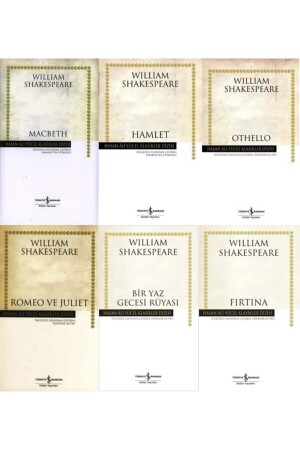 William Shakespeare 6 Kitap Set Hamlet-macbet-bir Yaz Gecesi Rüyası-romeo Ve Juliet-othello-fırtına - 1