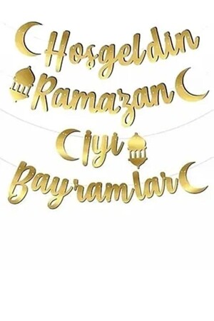 Willkommen – Happy Eid Ramadan Dekorationsbanner - 1