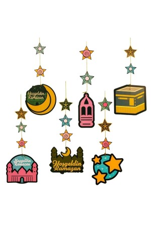 Willkommens-Ramadan-Ornament-Set mit 3 Ornamenten für alle Altersgruppen - 4