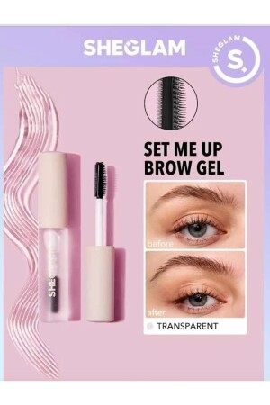 Wimperntusche zur Augenbrauenfixierung – wasserfest – transparente Gel-Augenbrauen-Mascara - 2